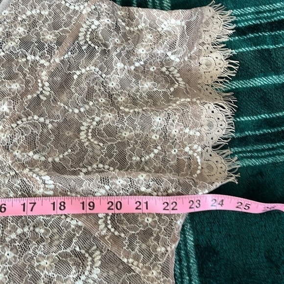 NWT Hem & Thread Women’s Taupe Lace Top, Size Large! - Picture 6 of 7